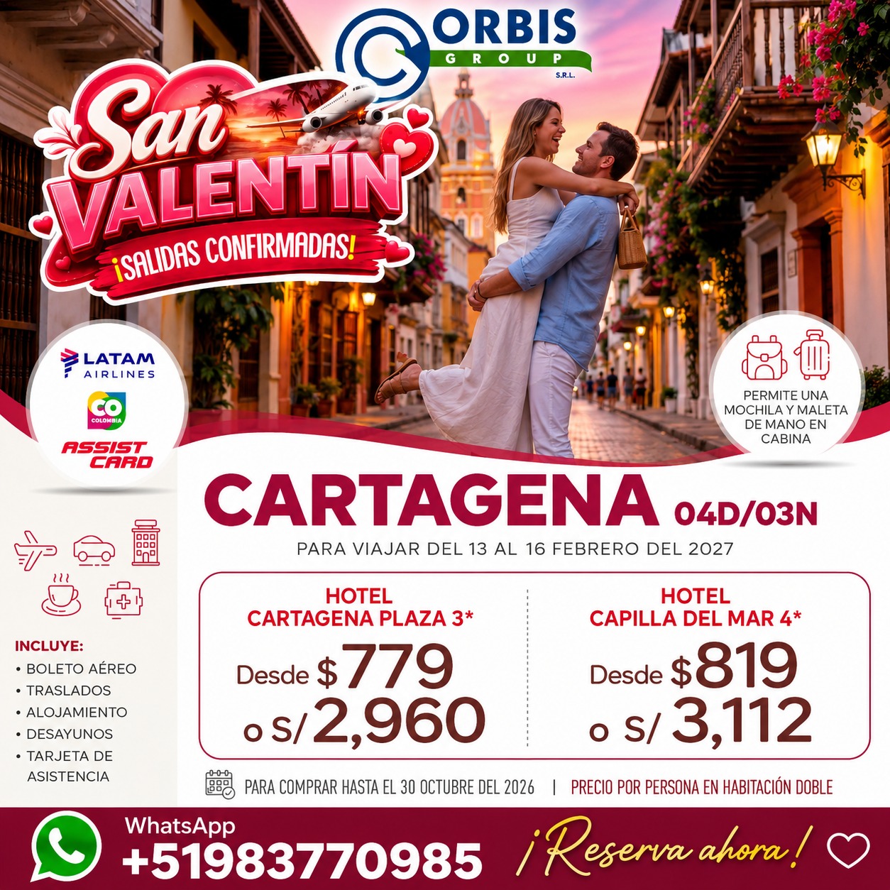 CARTAGENA SAN VALENTIN CNX