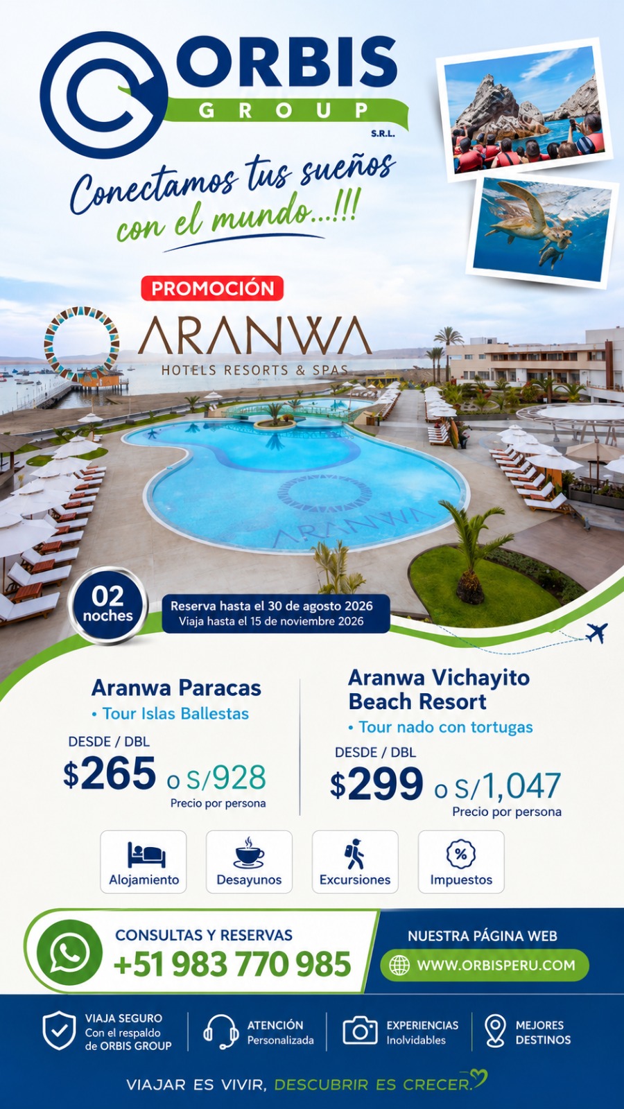 ARANWA - PARACAS / VICHAYITO